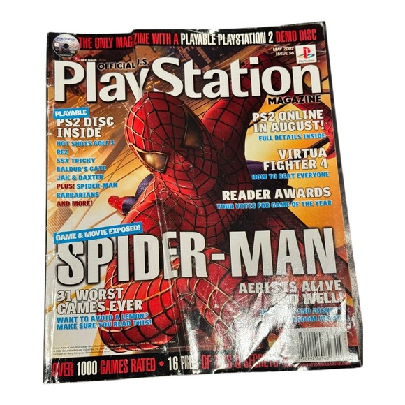 Official PlayStation Magazine May 2002 Spider-Man‎ Demo Disc PS2 Britney - Picture 1 of 5